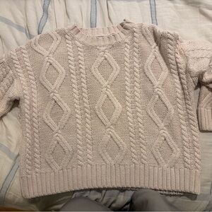 Princess Polly Beige Cable Knit Sweater